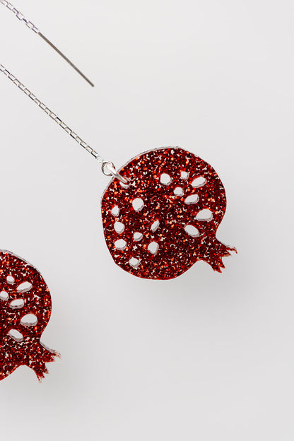 Pomegranate Threaders Red Glitter