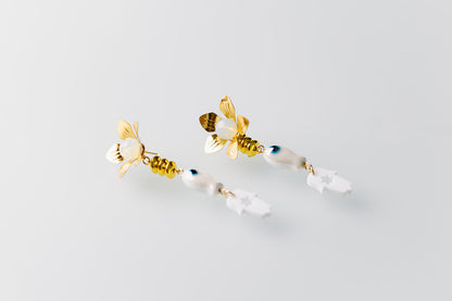 Odelia Fish & Hamsa Earrings