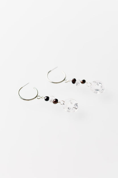 Rina Jewish Star Medallion Earrings