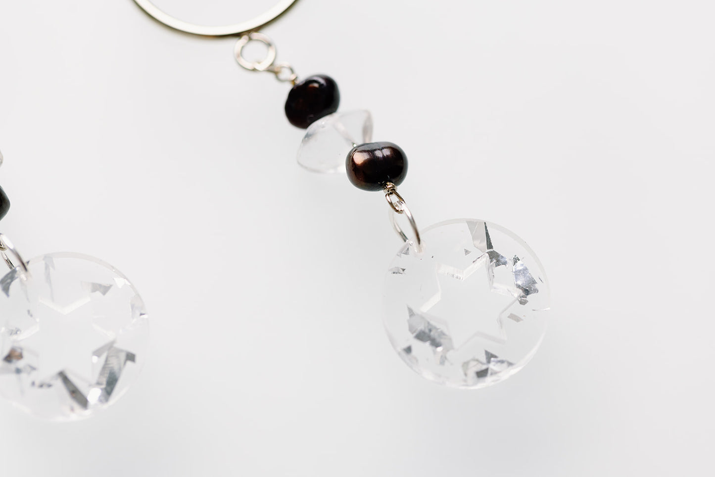 Rina Jewish Star Medallion Earrings