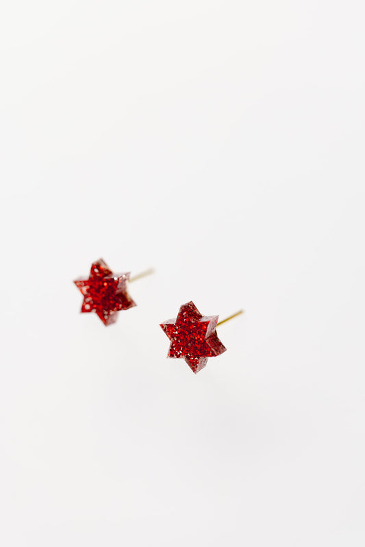 Mini Magens - Red Glitter