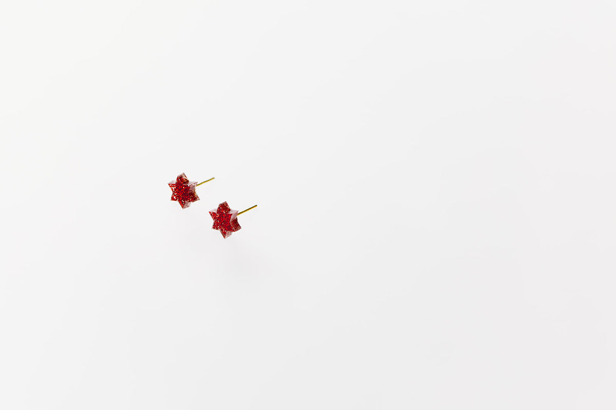 Mini Magens - Red Glitter