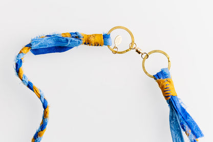 Ceramic & Silk Jewish Virtue Necklaces