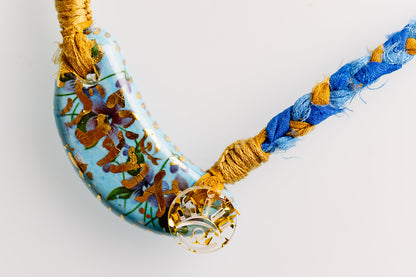 Ceramic & Silk Jewish Virtue Necklaces