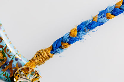 Ceramic & Silk Jewish Virtue Necklaces