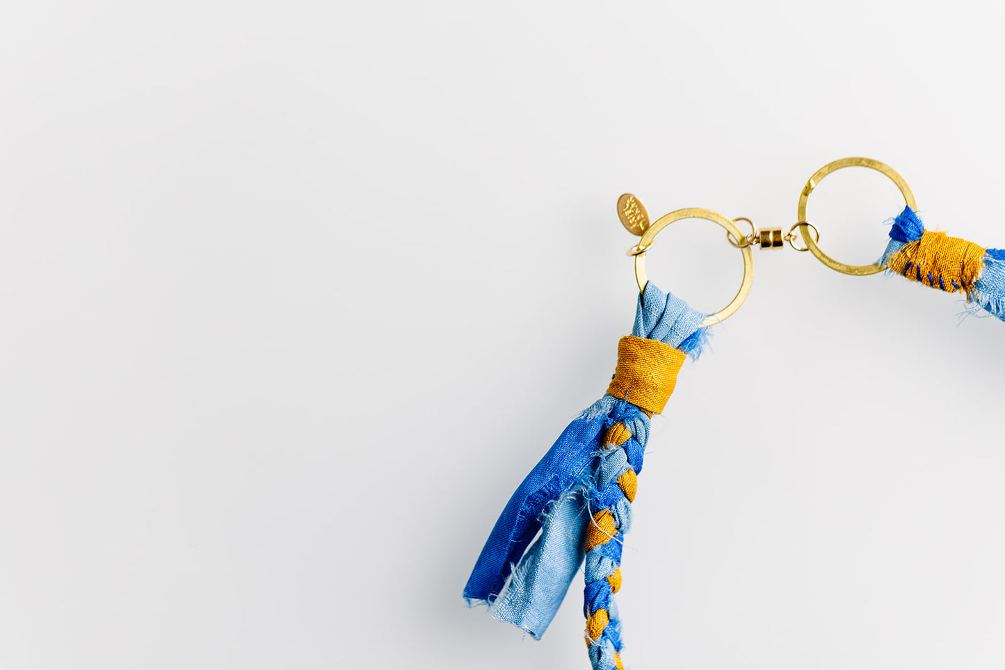 Ceramic & Silk Jewish Virtue Necklaces