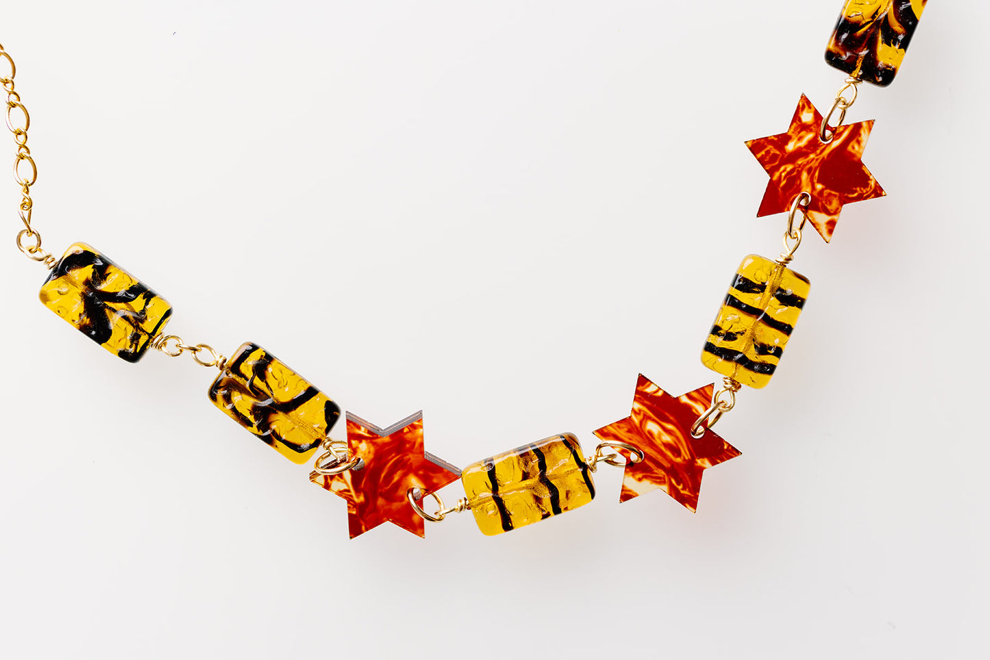 Sima Tortoise Jewish Star Necklace