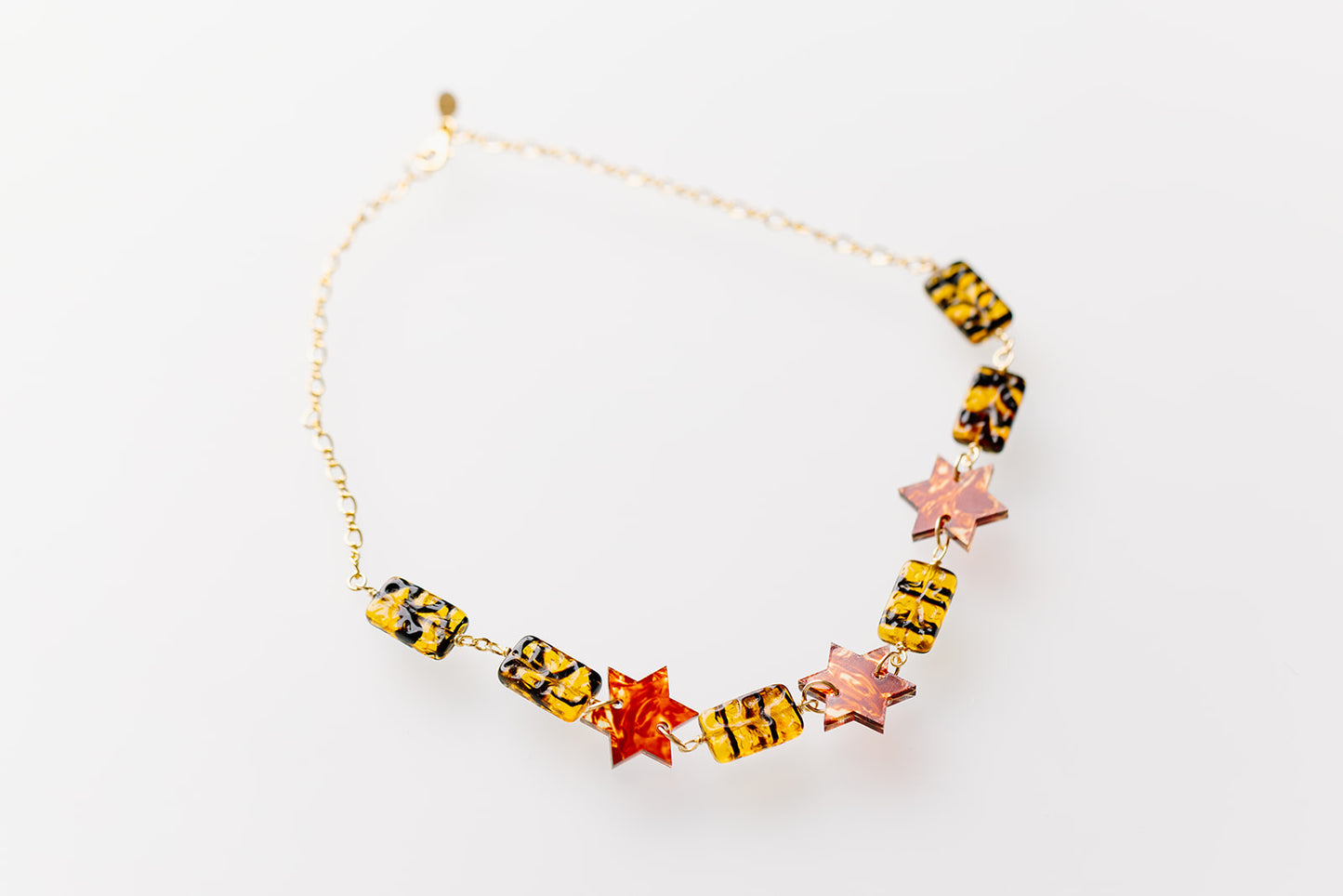 Sima Tortoise Jewish Star Necklace