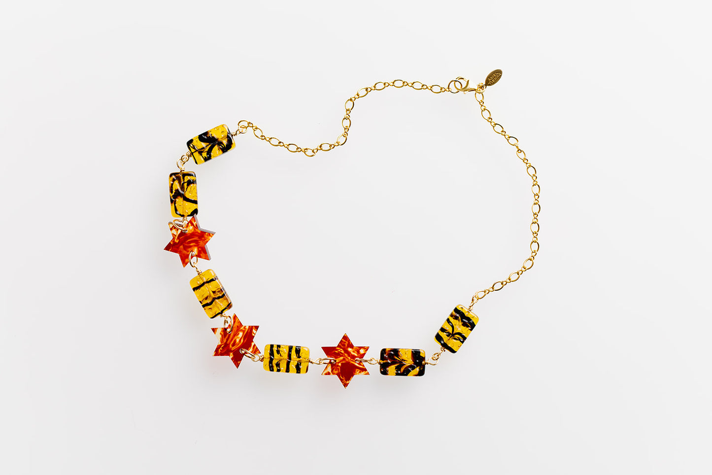 Sima Tortoise Jewish Star Necklace