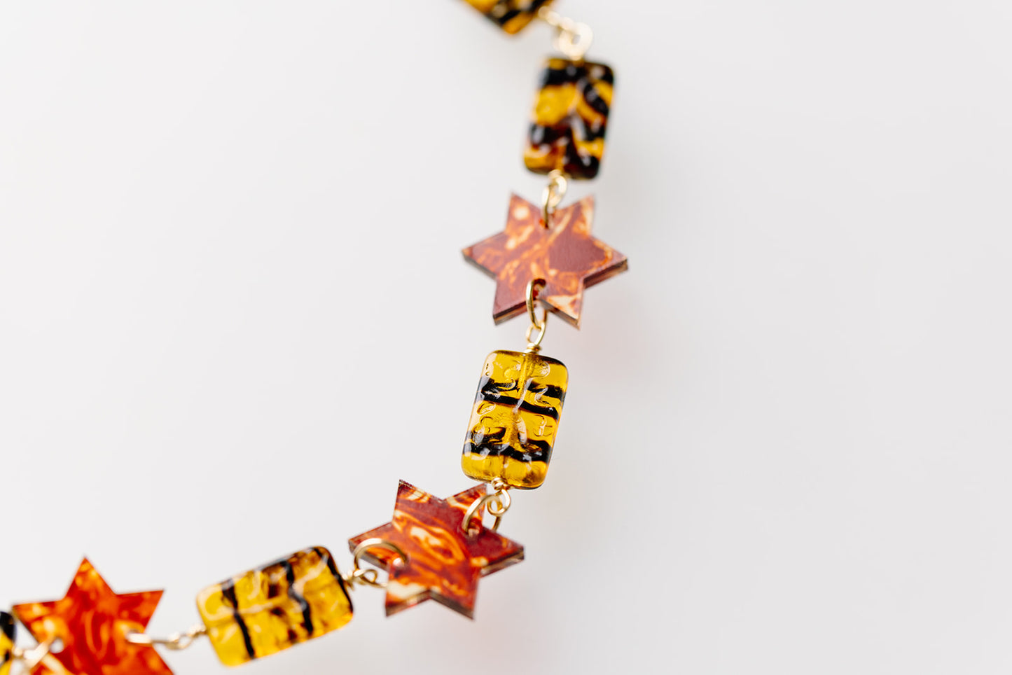 Sima Tortoise Jewish Star Necklace