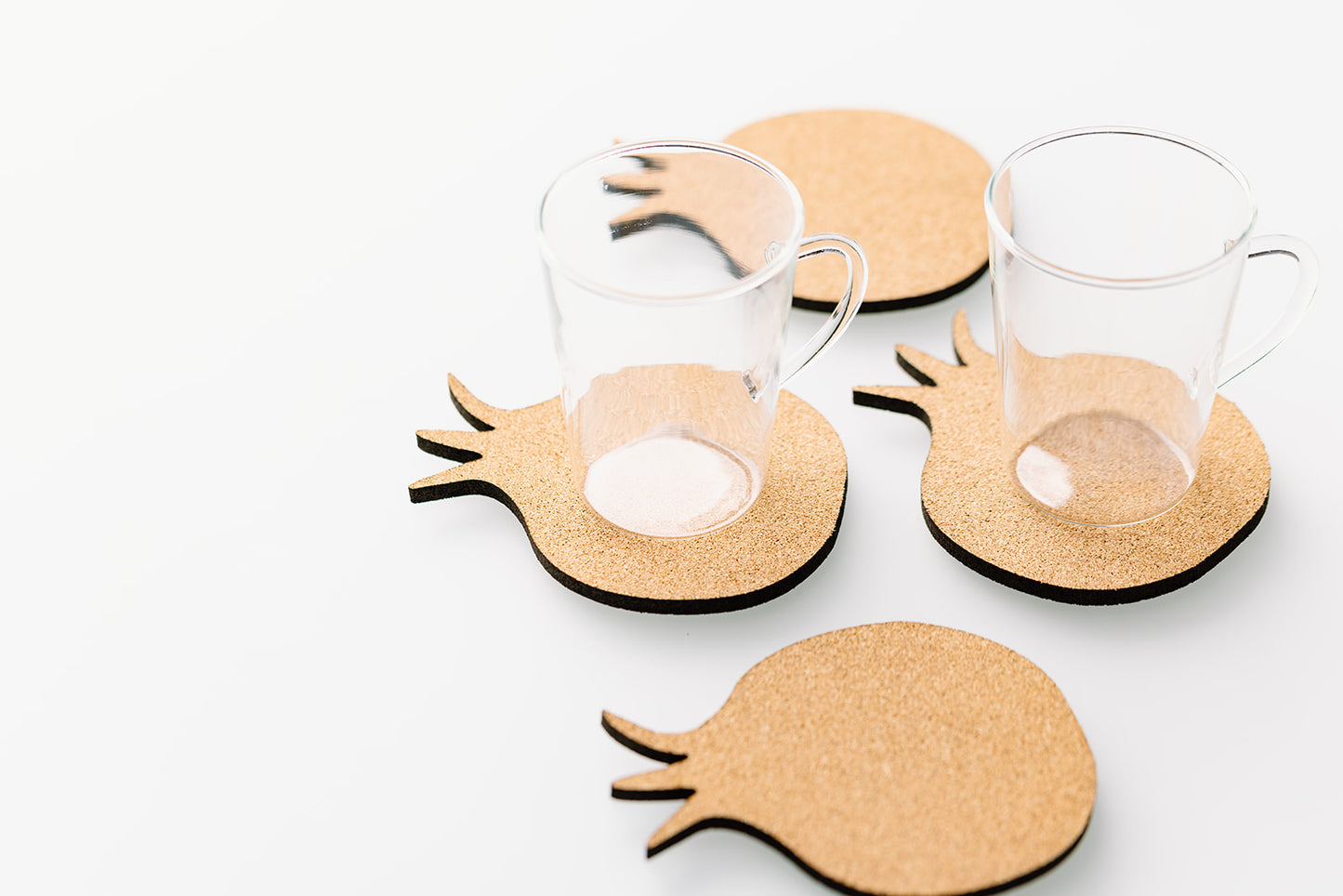 Pomegranate Coaster Set
