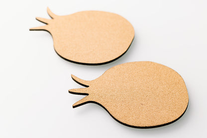 Pomegranate Trivet Set