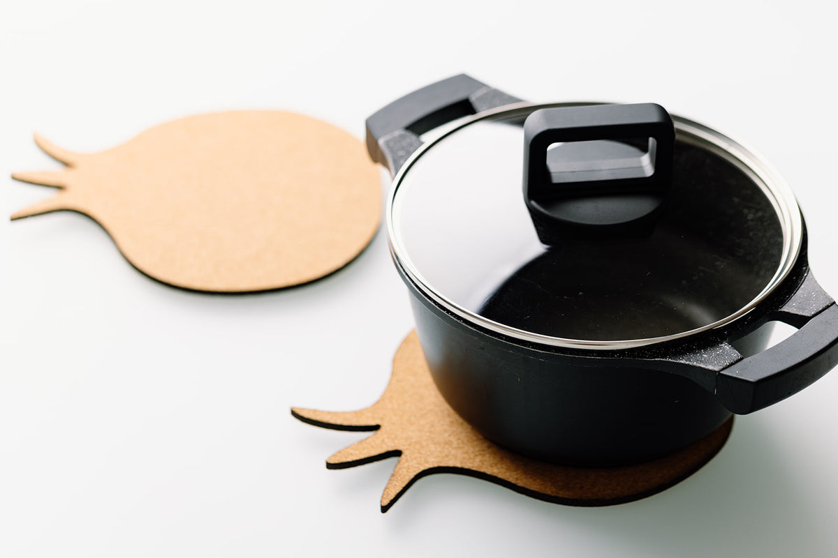 Pomegranate Trivet Set