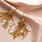 Meira Tassel Hamsa Earrings