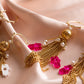 Meira Tassel Hamsa Earrings