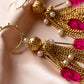 Meira Tassel Hamsa Earrings