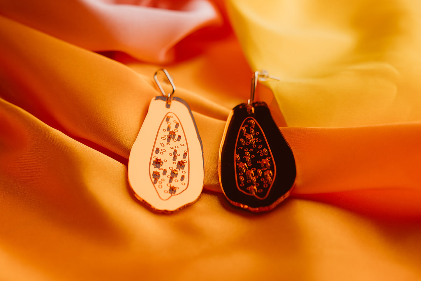 Jewish Papaya Earrings