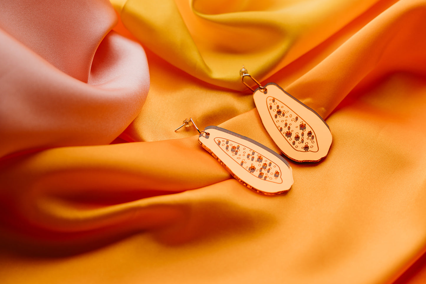 Jewish Papaya Earrings