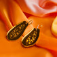 Jewish Papaya Earrings