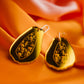 Jewish Papaya Earrings