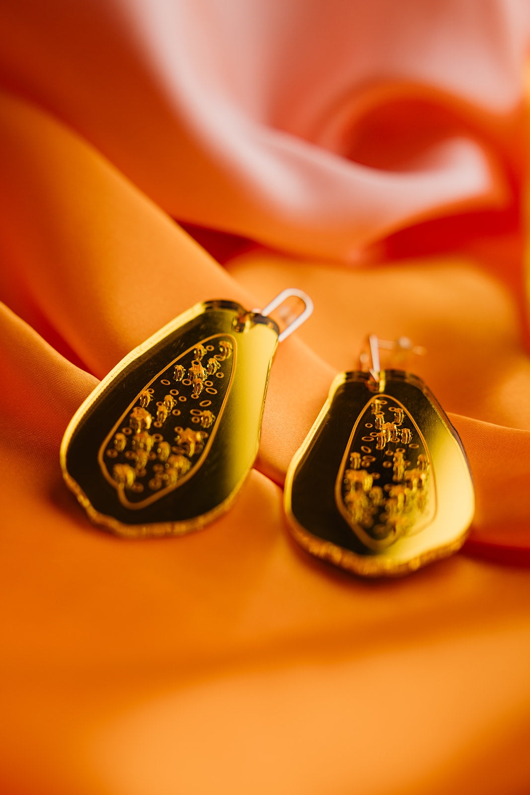 Jewish Papaya Earrings