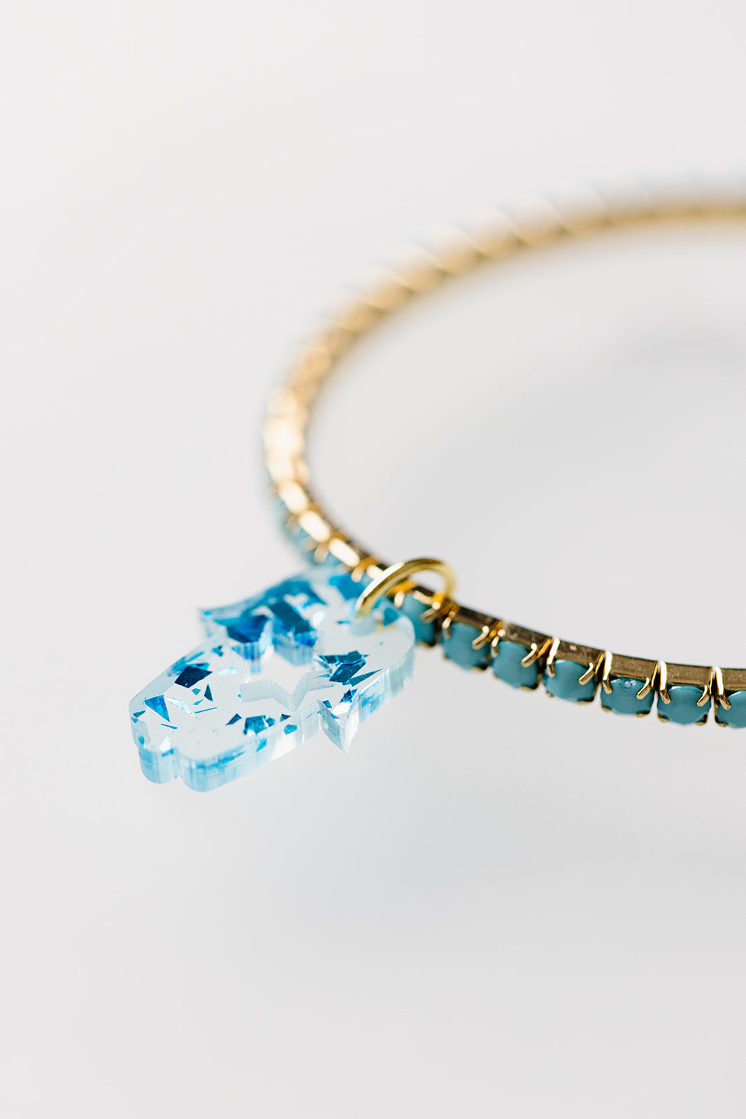 Romi Hamsa Rhinestone Bracelets