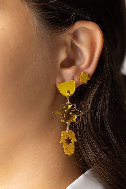 Goldie Hamsa Earrings