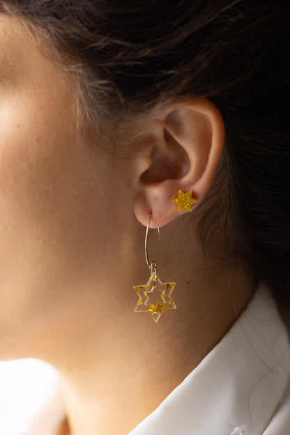 Estelle Jewish Star Earrings