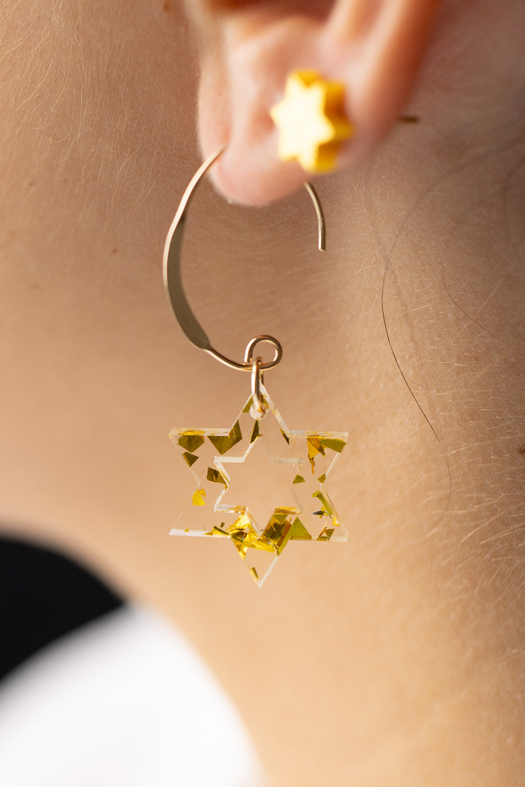 Estelle Jewish Star Earrings