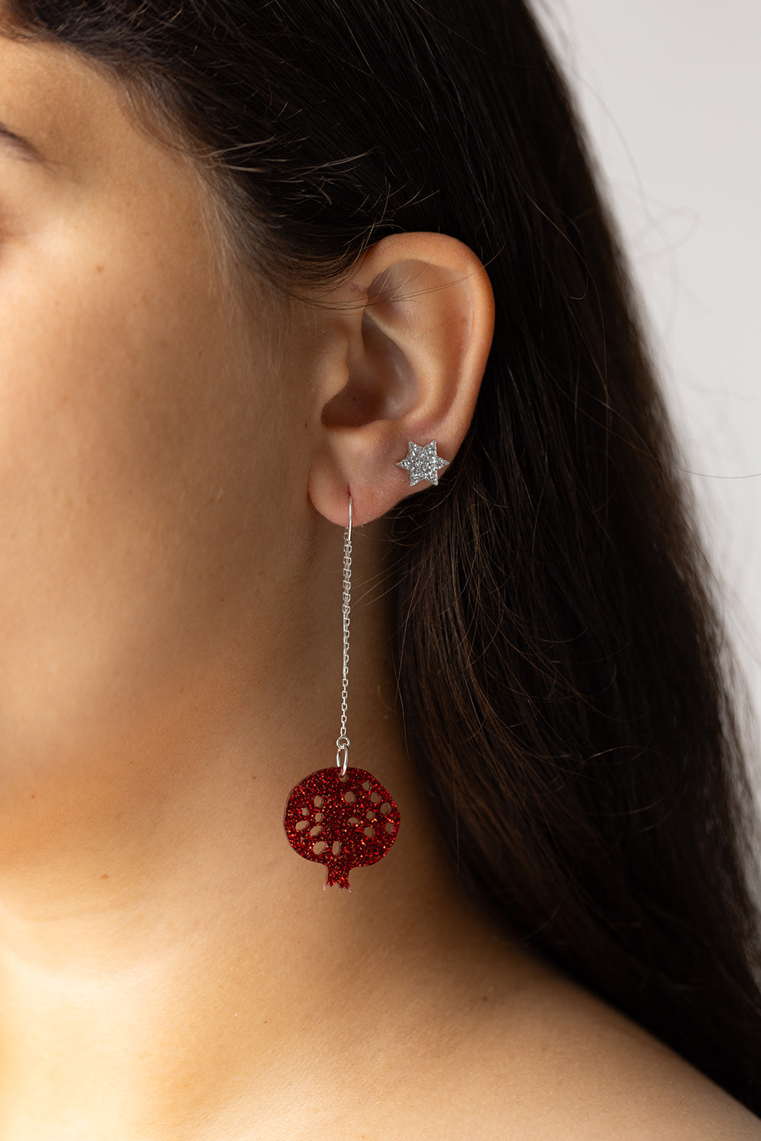 Pomegranate Threaders Red Glitter