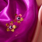 Perach Stud Earrings - Purple