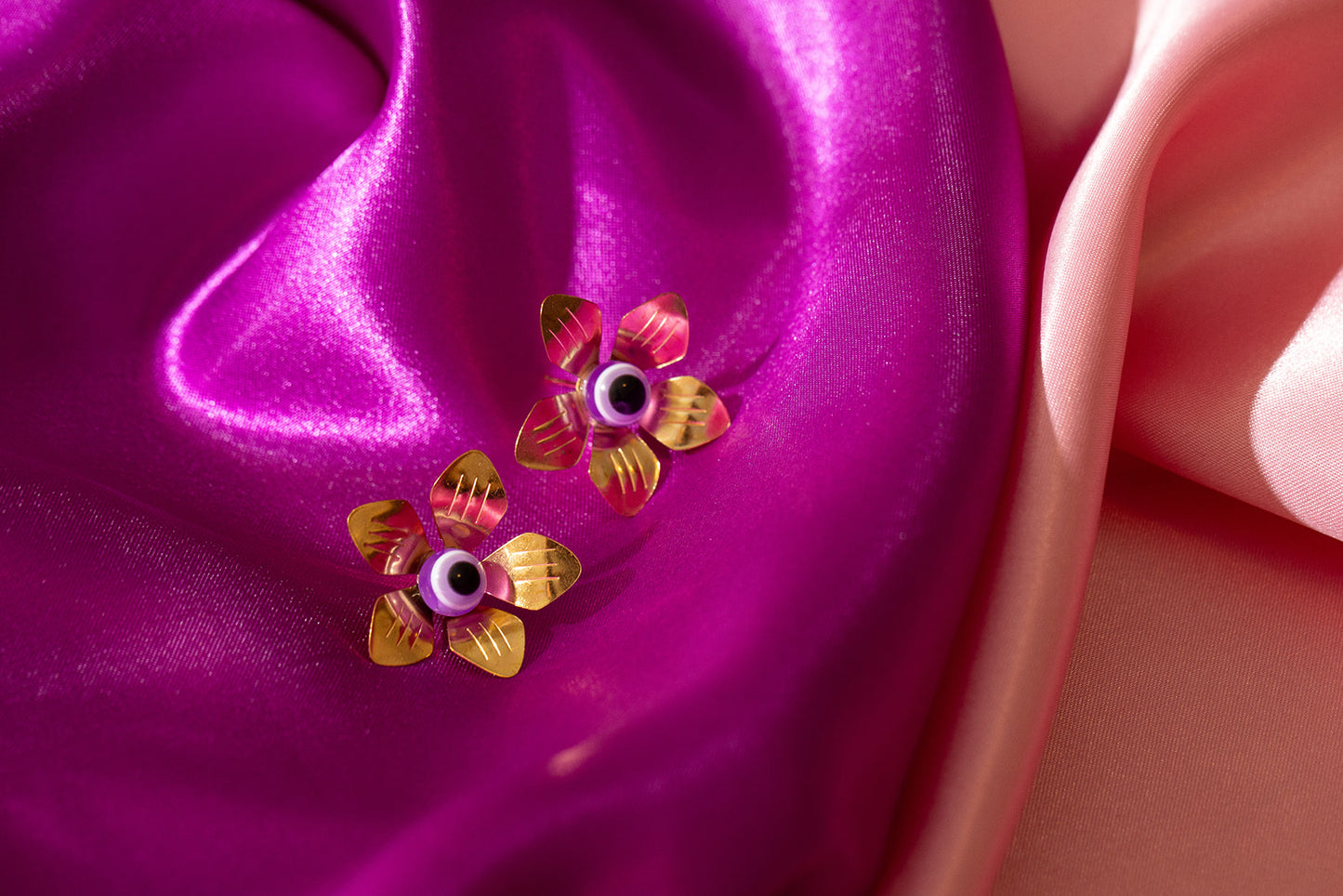 Perach Stud Earrings - Purple