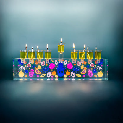 Ariel Tidhar Oil Menorah PRE ORDER