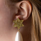 Malkah Earring - Light Gold Glitter