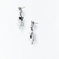 Ruchie Earrings - Black & White Smoke