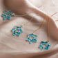 Magen Threaders in Blue Fleck